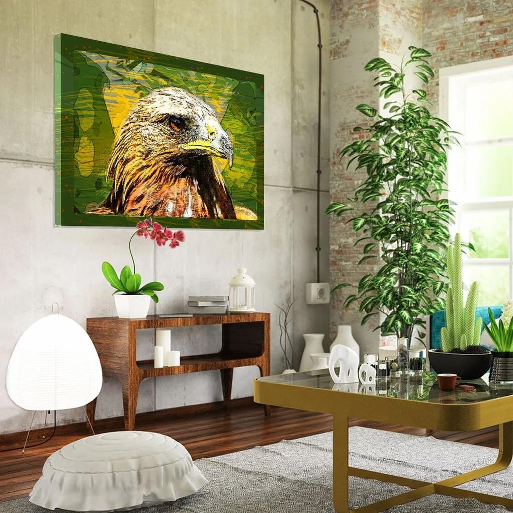 Tablou Canvas - Vultur cromatic 80 x 125 cm