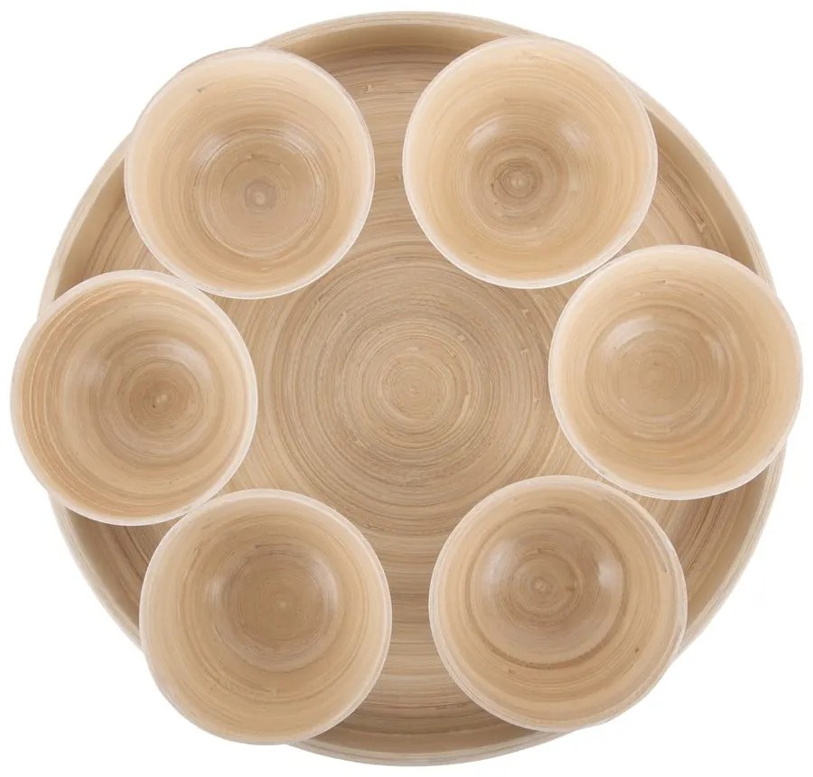 Set de servire alb din bambus ø 32 cm Puro – PT LIVING