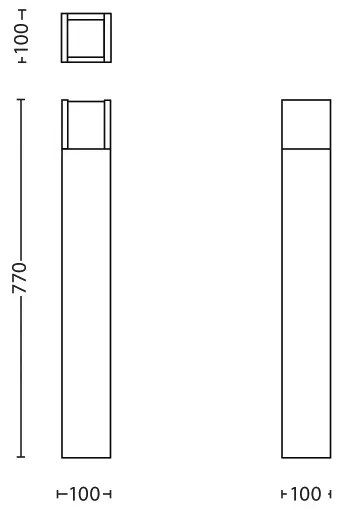 Lampă LED de exterior MYGARDEN ARBOUR 1xLED/6W/230V IP44 Philips 16463/93/P3