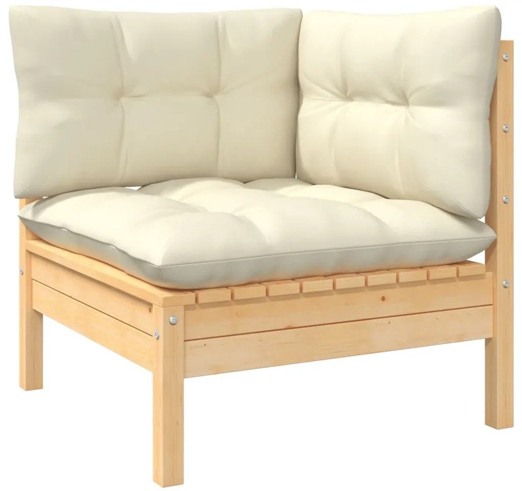 Set mobilier de gradina Culoare crem, VAZUL