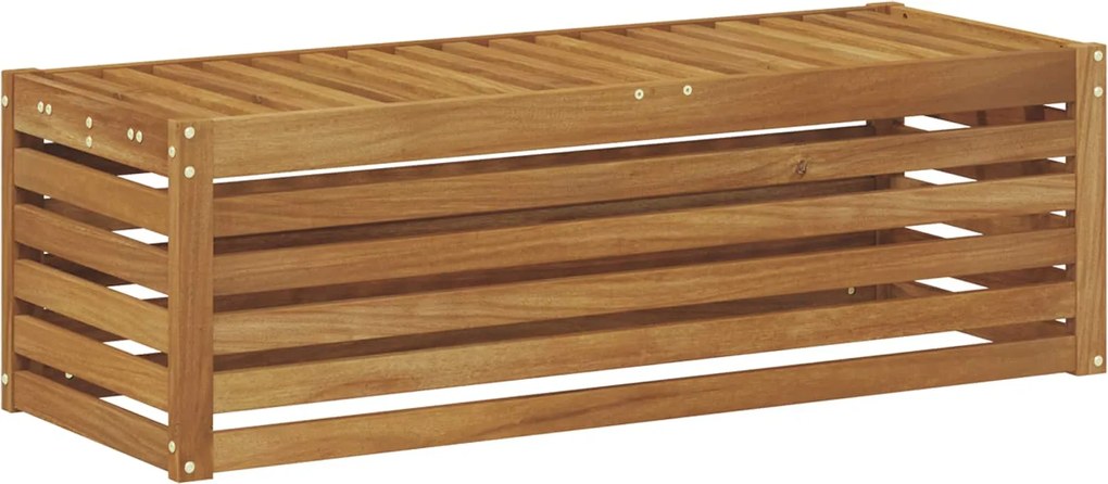vidaXL Bancă de exterior natural 115 x 43 x 37 cm Lemn Solid de Acacia