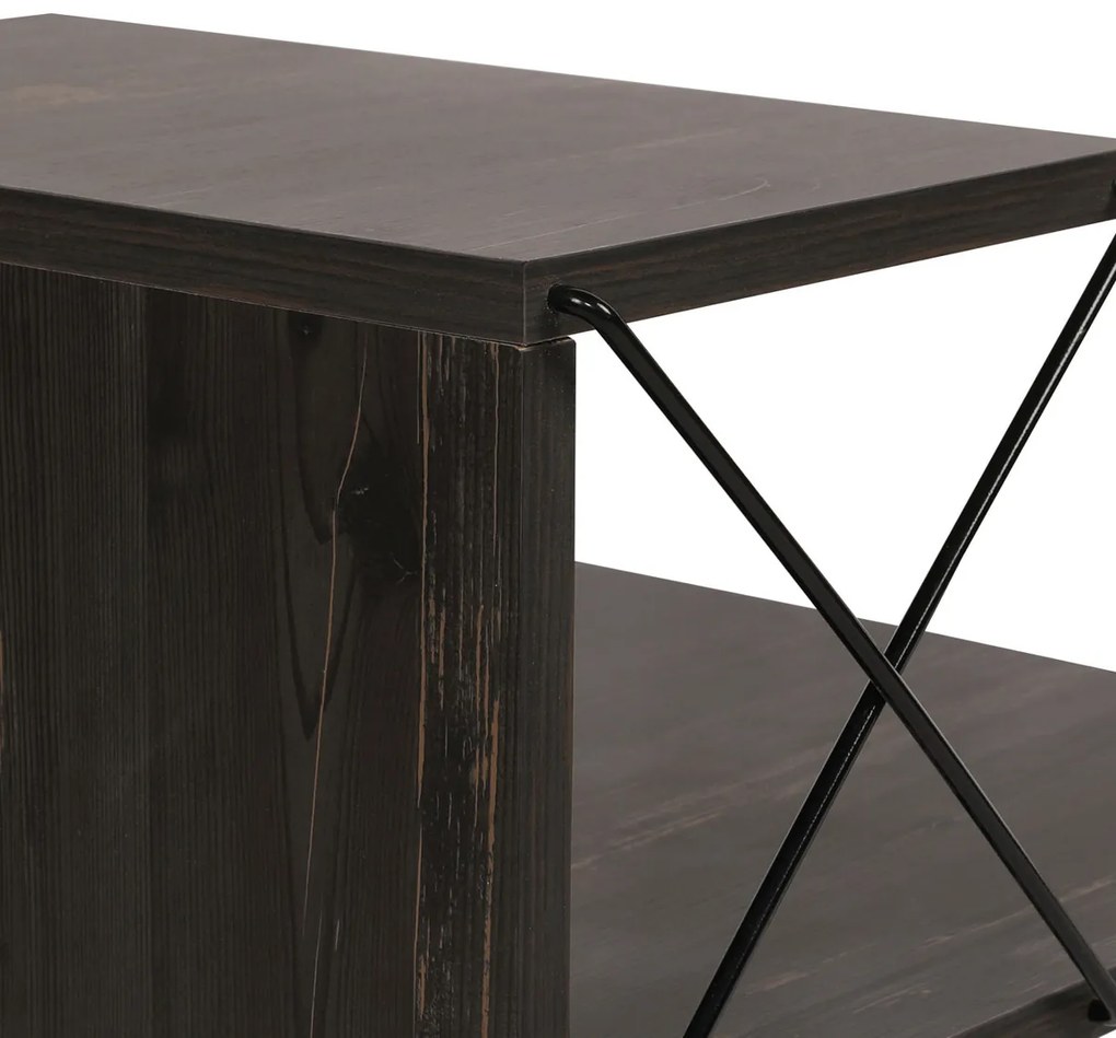 Măsuță de noptieră Cross Dark Brown