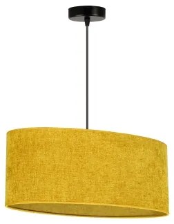 Lustră pe cablu Duolla OVAL 1xE27/15W/230V maro