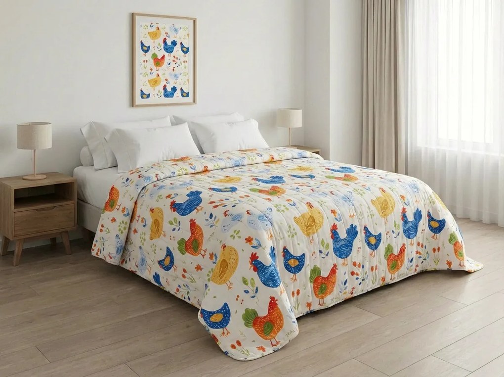 Cuvertura de pat HENRIETTA, colorată Dimensiune: 170 x 210 cm