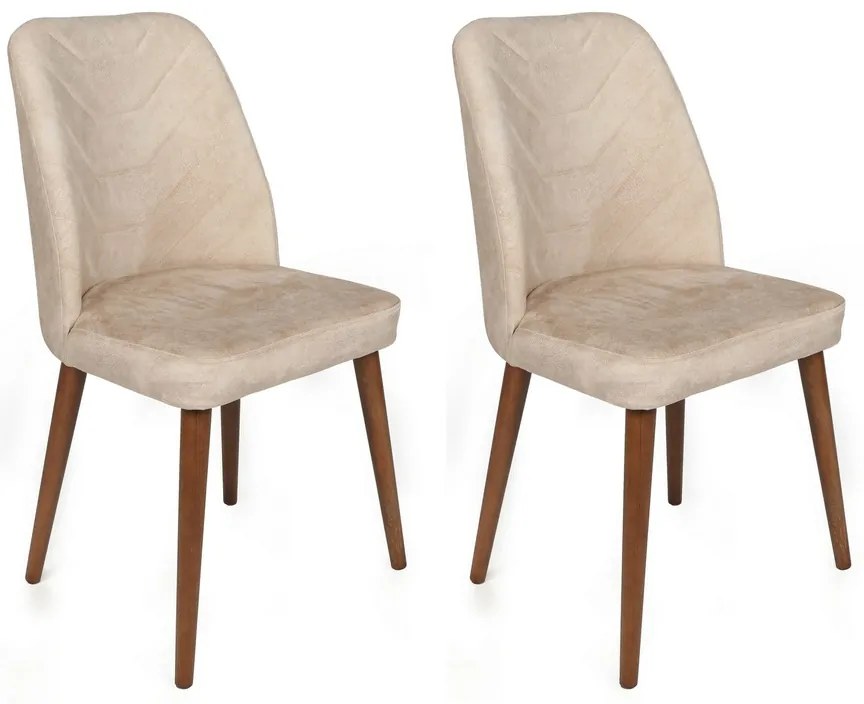 Set de scaune de sufragerie Dallas Beige, 4 buc., 4 buc