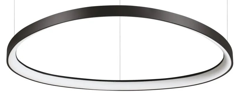 Lustra LED suspendata design circular Gemini sp d081 on-off 2700k negru