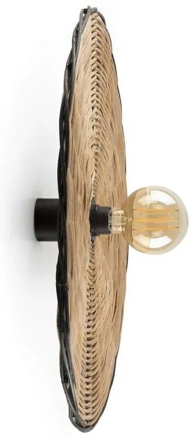 Aplica de perete/tavan design natural din ratan COSTAS 60cm