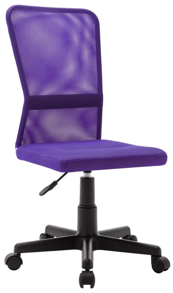 289517 vidaXL Scaun de birou, violet, 44x52x100 cm, țesătură plasă