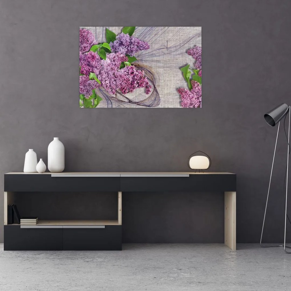 Tablou - Flori de liliac (90x60 cm)