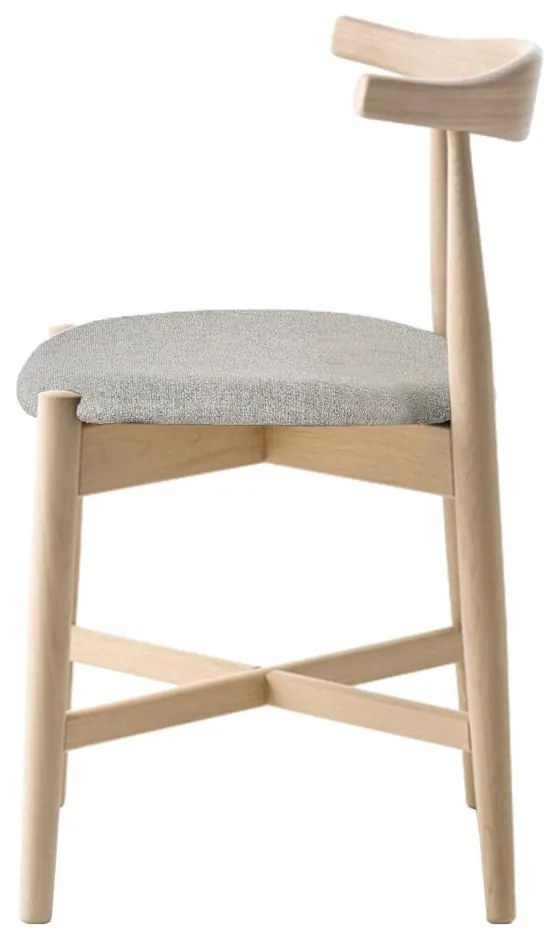 Scaun de dining bej/în culoare naturală din lemn de stejar Dora – Hammel Furniture