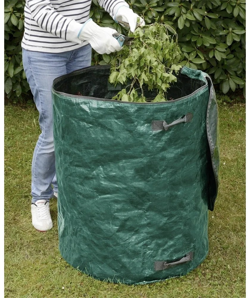 Recipient pentru deșeuri compostabile verde închis 275 l – Maximex