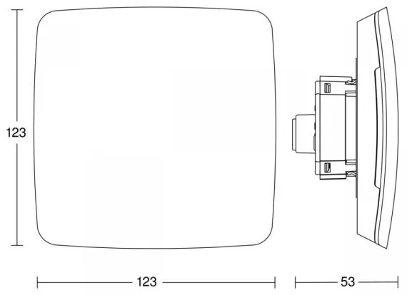 Multisenzor încastrat Steinel 084127 True Presence BT IPD alb