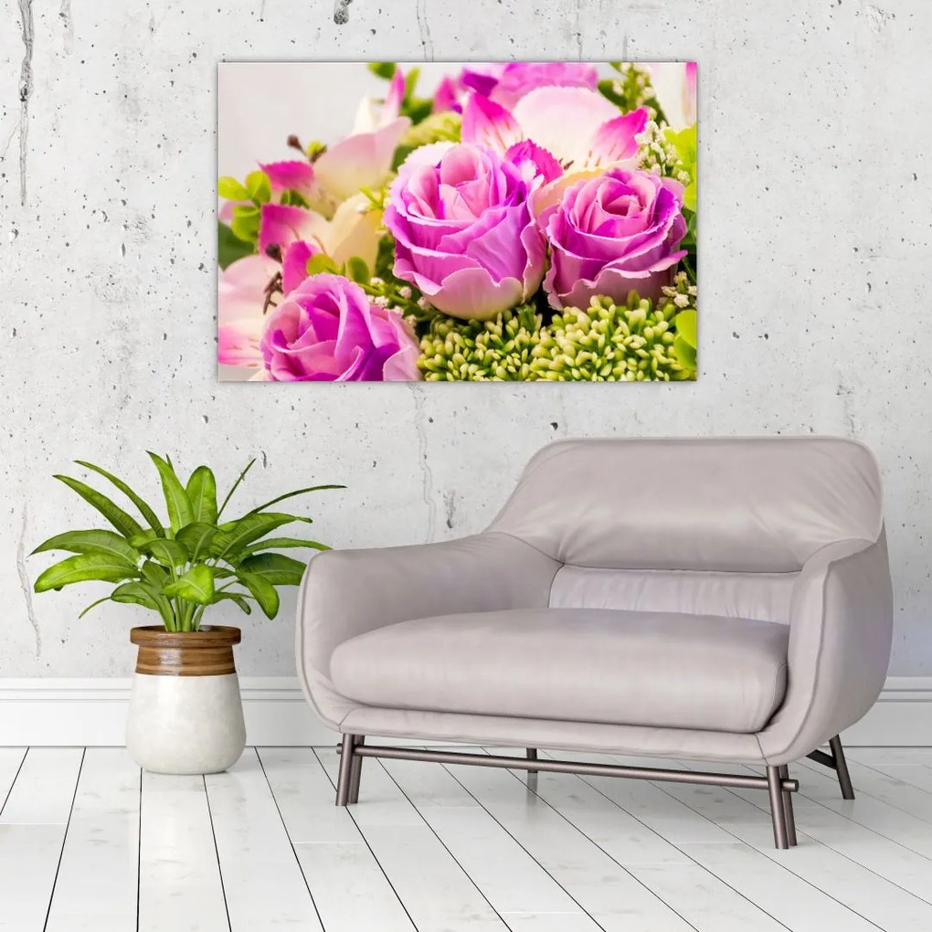 Tablou cu trandafiri (90x60 cm)
