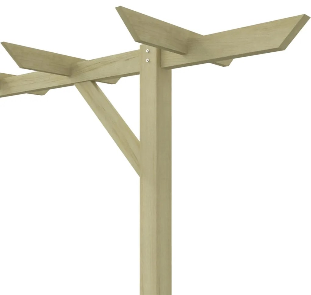 Pergola de gradina, 200 x 40 x 205 cm, lemn 1, 200 x 40 x 205 cm