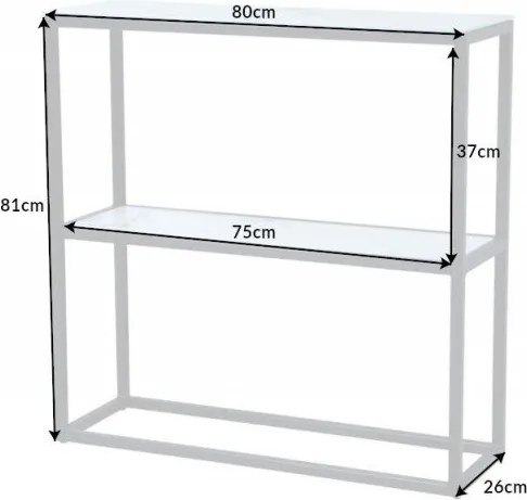 Consola laterala design modern Elegance 80cm