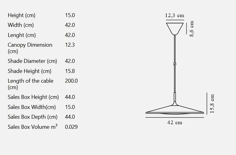 Lustra/Pendul LED design nordic Balance negru