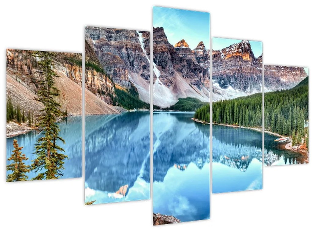 Tablou - Lacul Moraine (150x105 cm)