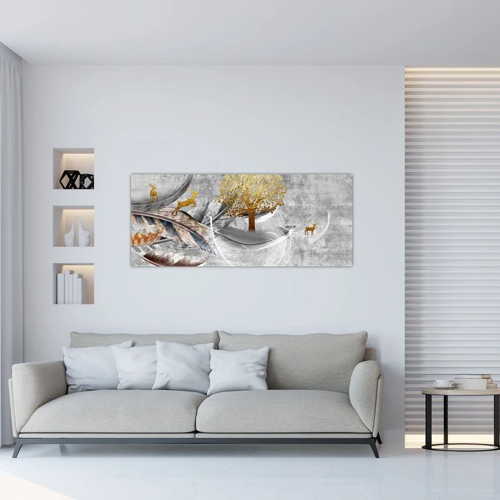 Tablou - Colaj (120x50 cm)