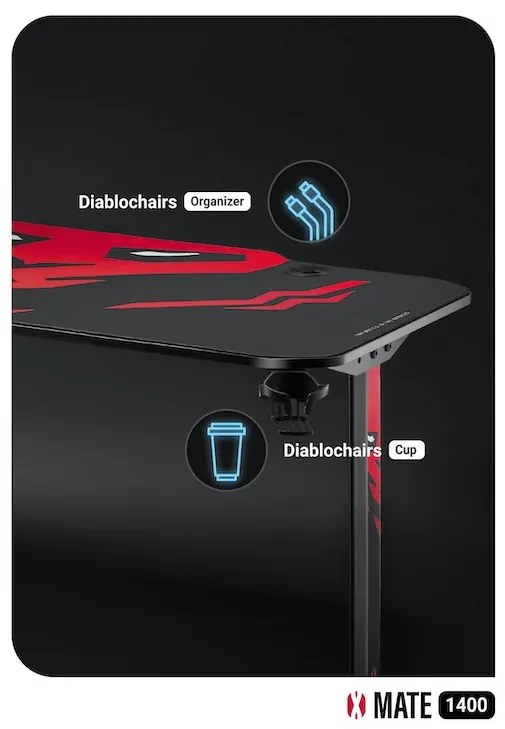 MASĂ DE BIROU DIABLO X-MATE 1400 Diablochairs