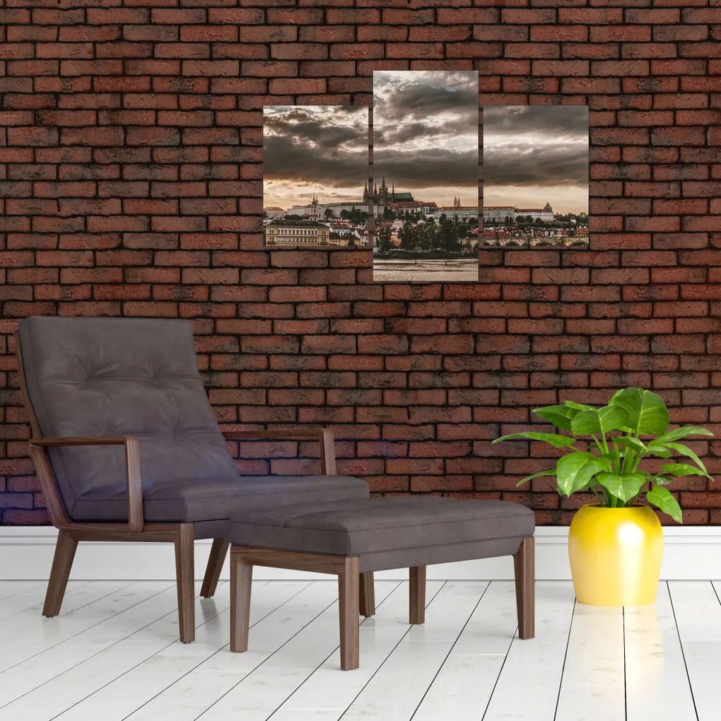 Tablou Castelului Praga în amurg (90x60 cm)