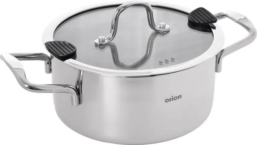 Cratiță cu capac din oțel inoxidabil 1,2 l Venice – Orion