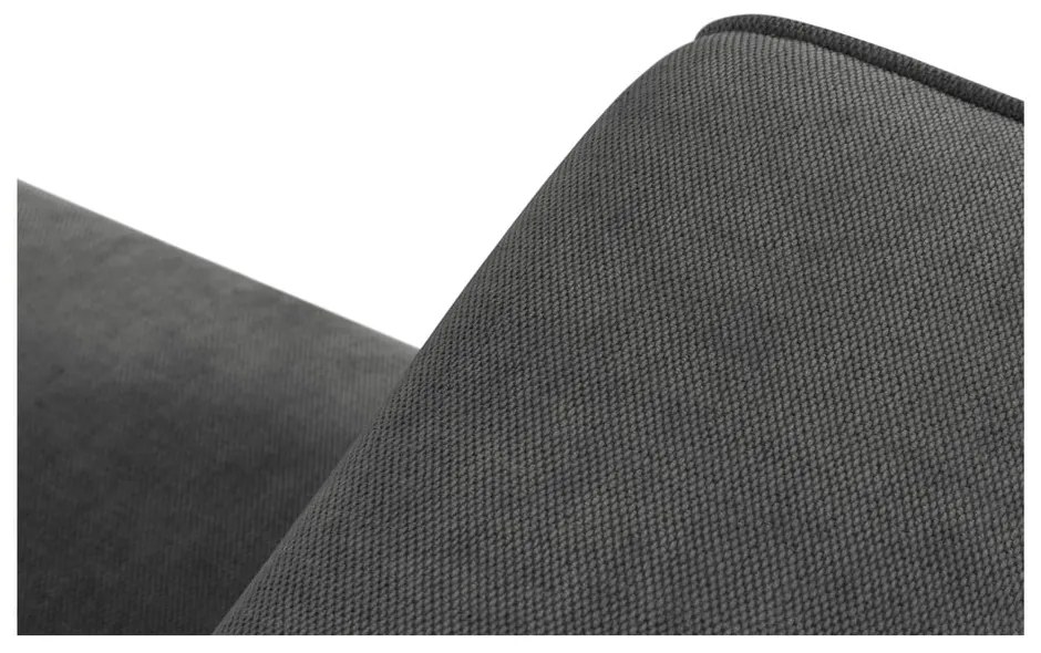 Canapea gri închis 214 cm Esther – Milo Casa