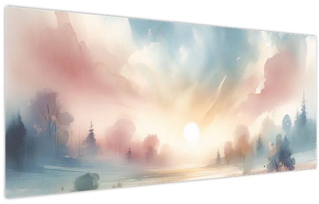 Tablou - Peisaj elegant (120x50 cm)