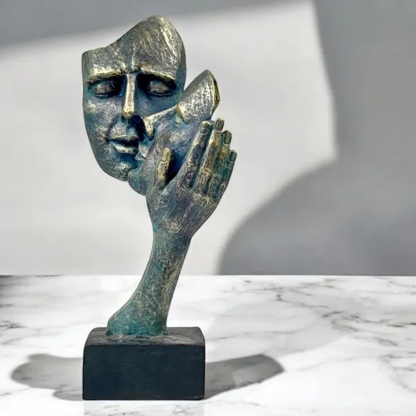 Decorațiune pentru masă 35 x 22 x 13 cm, din rășină cu patină