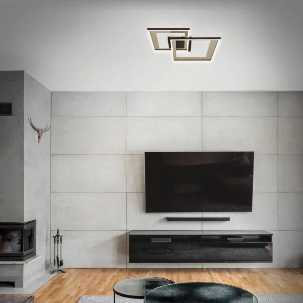 Briloner 3567-017 -LED plafonieră cu dimmer LED/25W/230V 3000-6500K 56,8x48cm+telecomandă