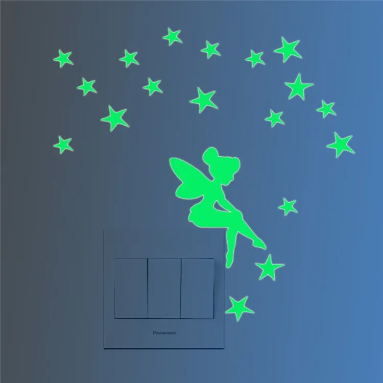 Sticker intrerupator Glow in the Dark Fairy