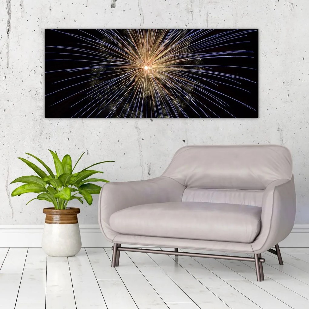 Tablou cu artificii (120x50 cm)