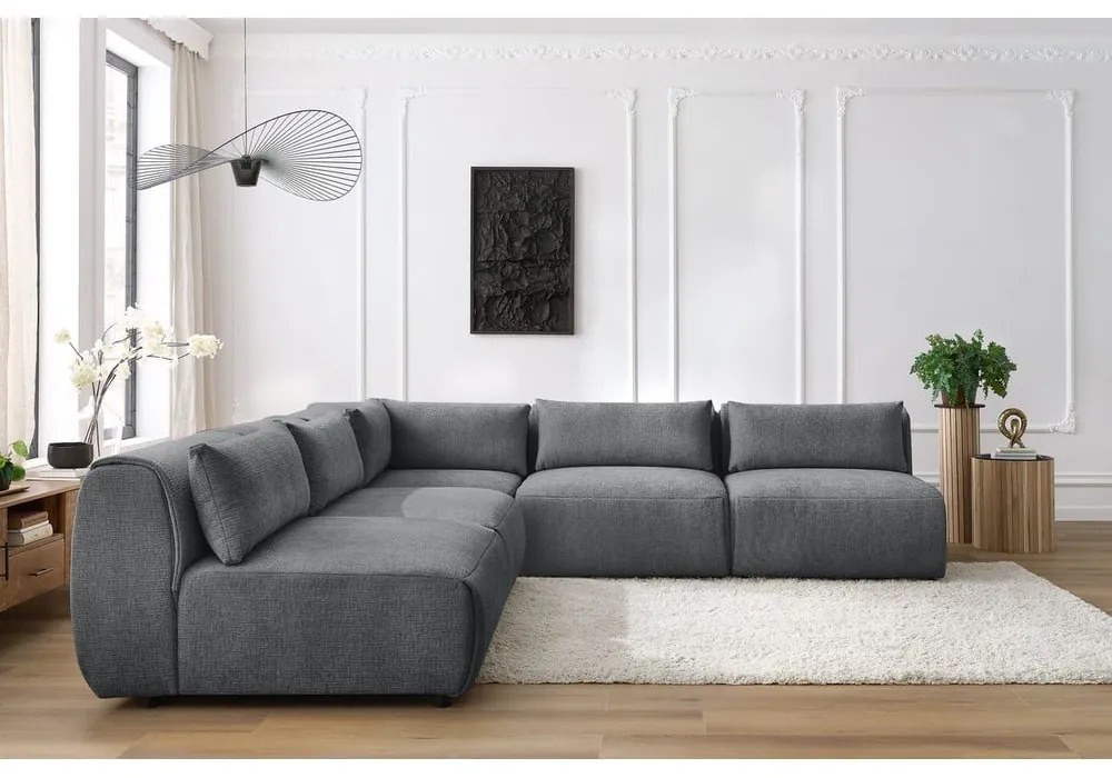 Colțar gri (cu colțar variabil) Jeanne – Bobochic Paris