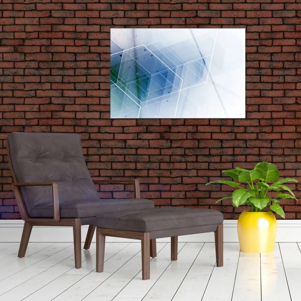 Tablou - Figuri geometrice (90x60 cm)