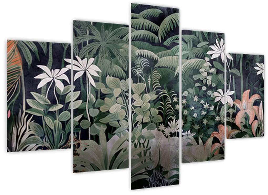 Tablou - Model de junglă pictat (150x105 cm)