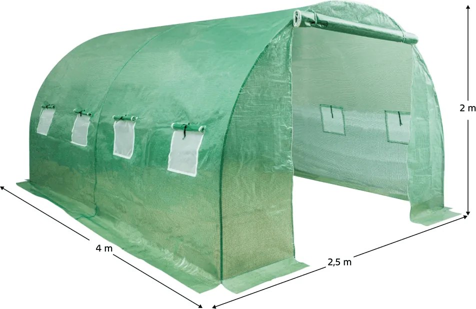 Folie de schimb pentru seră cu folie, verde, 2,5x4x2 m, FELKO TYP 2