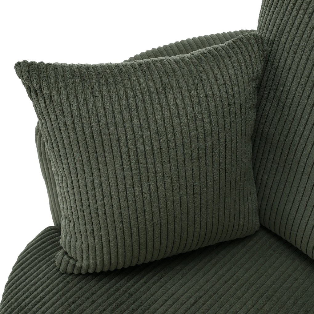 Scaun pivotant relaxant, verde închis, SALTER
