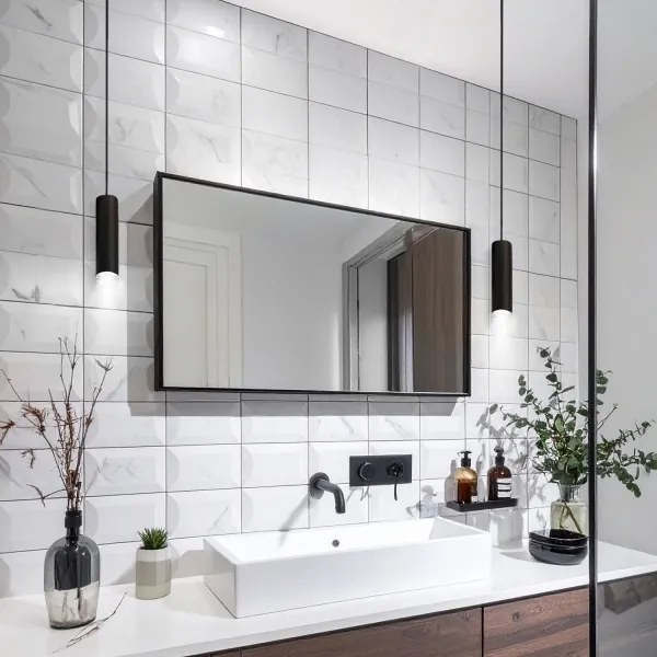 Lustră pe cablu pentru baie Brilagi SELE AQUA 1xGU10/30W/230V IP44 negru