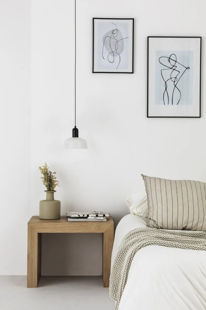 Pendul design modern TATAWIN alb