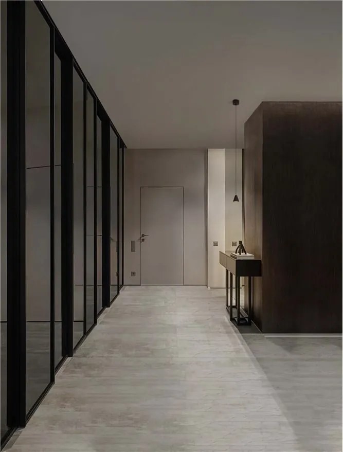 Pendul LED design minimalist IRMOS negru
