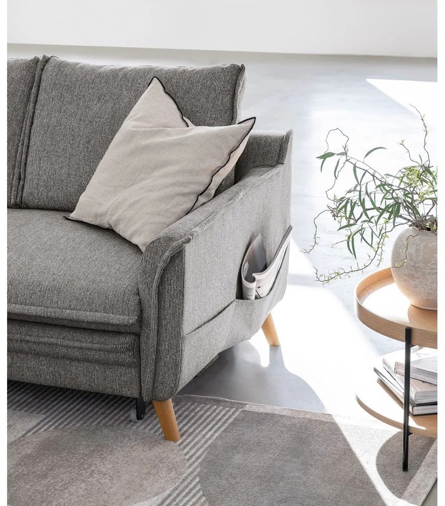 Colțar gri extensibil (cu colț pe partea stângă ) Charming Charlie – Miuform