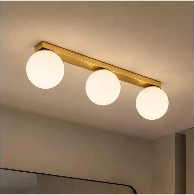Brilagi - Corp de iluminat tip spot MILO 3xE27/60W/230V, auriu