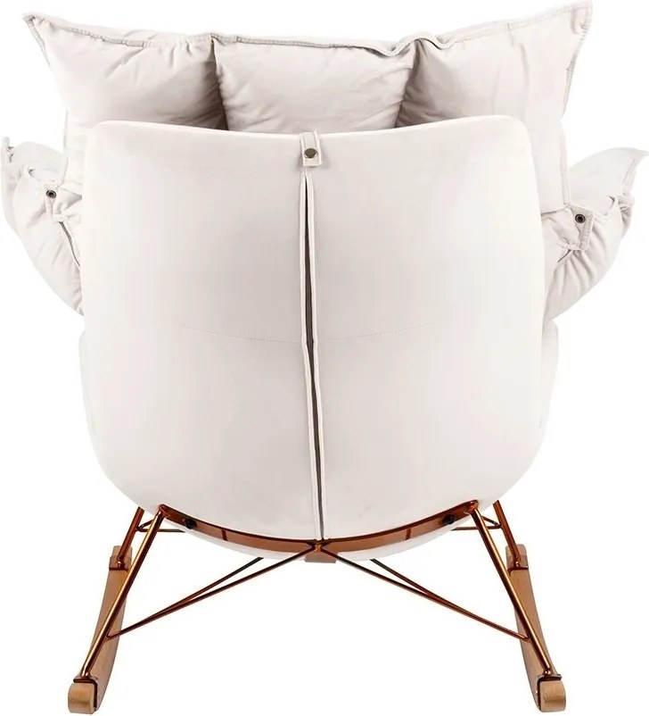 Scaun balansoar SWING VELVET bej