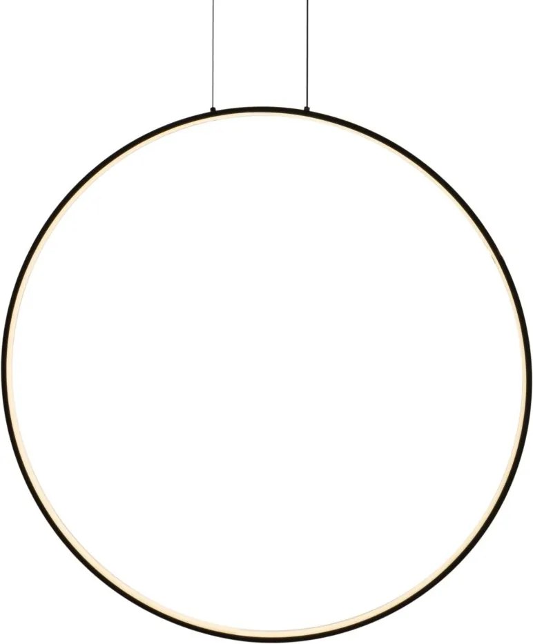 Lustra circulara LED IP44 diametru 80cm Visual negru