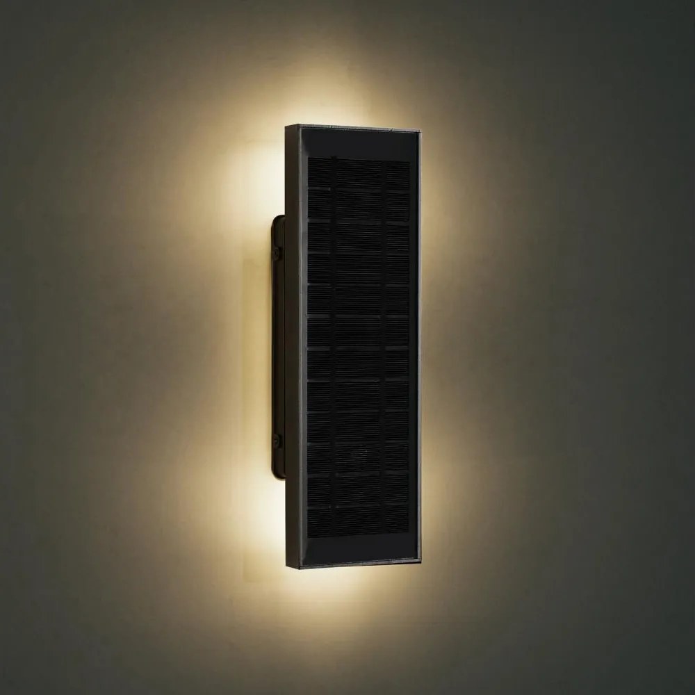 Brilagi - Aplică de perete solară cu LED SUN LED/2,5W/3,7V 30 cm 2000 mAh IP44