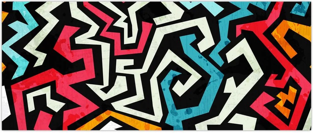 Tablouabstracție grafică (120x50 cm)