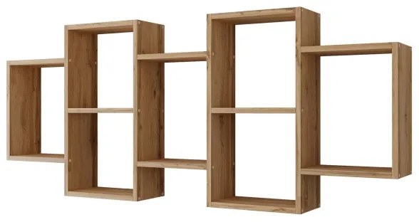 Etajeră de perete TRIO 65x161 cm stejar wotan