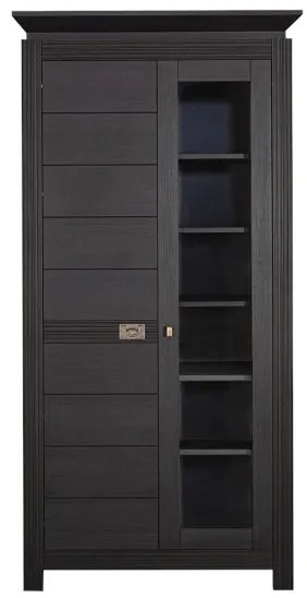 Set Mobila Living Saigon Cantori, Cu Dulap Si Vitrina, 350 Cm