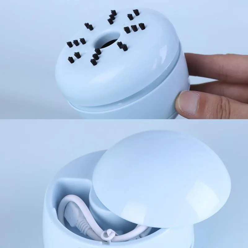 Mini aspirator cu încărcare USB Atractiv, Potrivit pentru praf și firimituri, 8x8 cm, Li-ion 600 mAh, asortat