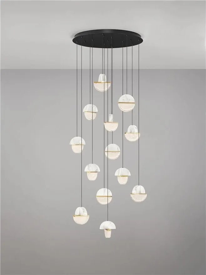 Lustra LED decorativa casa scarii 2700K DORIN