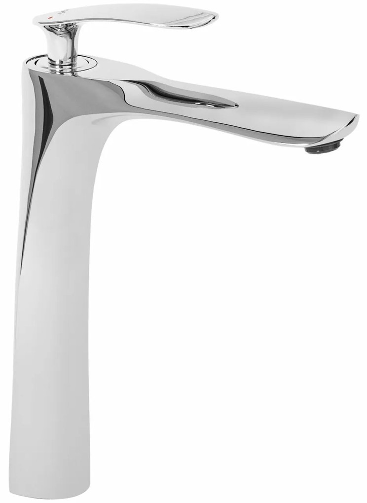 Baterie Orbit inalta argintie H29 cm